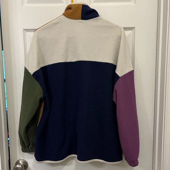 SHEIN *Colorblock Full Zip Fleece* | XS | Pockets | Oversized | Gently Used - Picture 3 of 8